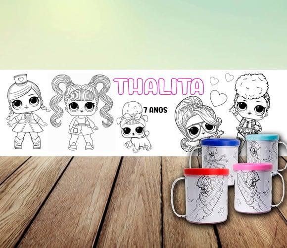 Rotulo Caneca Acrílica - Lol (arte Digital)