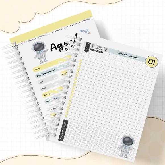 Agenda Escolar 2026 - Astronauta