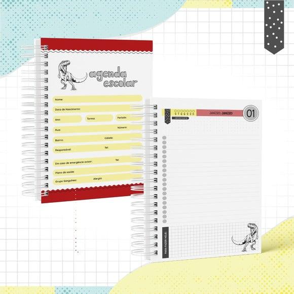 Agenda Escolar 2026 - Dinossauro 02