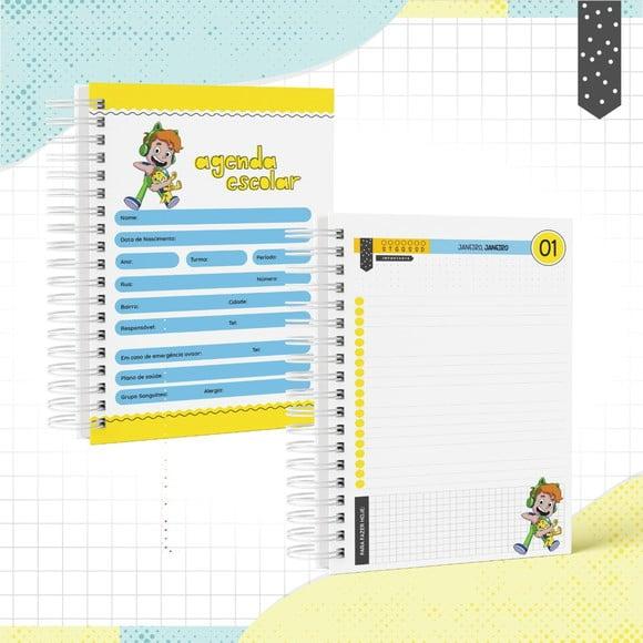 Agenda Escolar 2026 - Gato Galactico 02