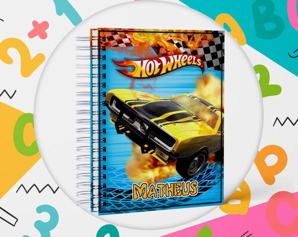 Agenda Escolar 2026 - Hot Wheels