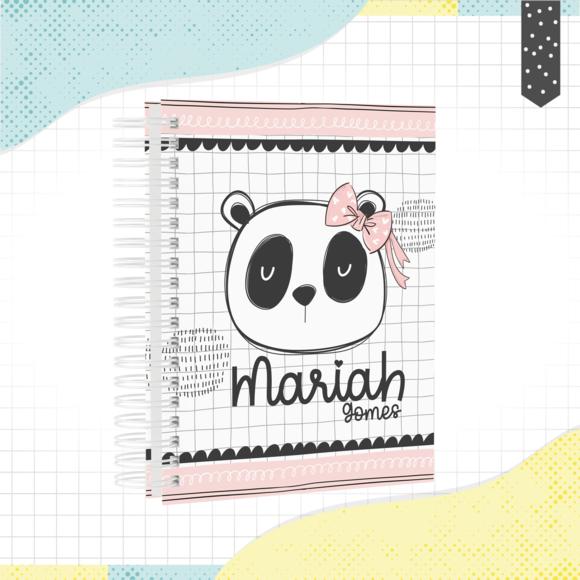 Agenda Escolar 2026 - Panda Menina