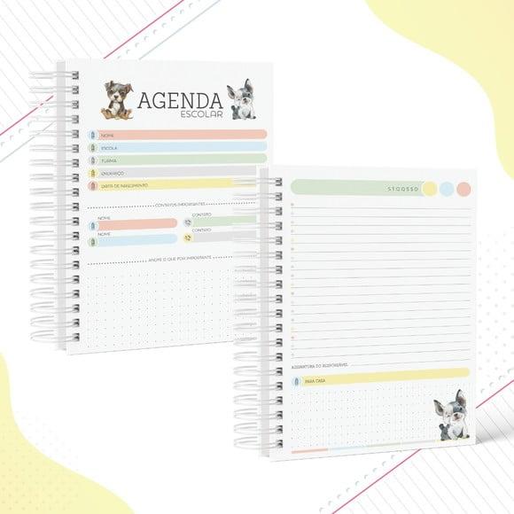 Agenda Escolar 2026 - Pet Boy - Não Datada