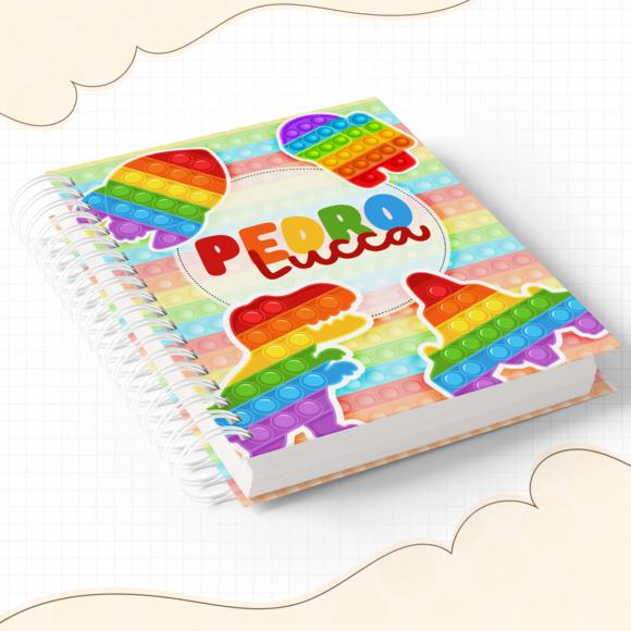 Agenda Escolar 2026 - Pop It Colorido (1dpp)