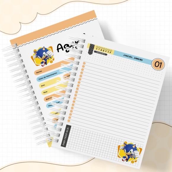 Agenda Escolar 2026 - Sonic