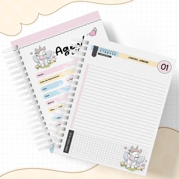 Agenda Escolar 2026 - Unicornio (1dpp)