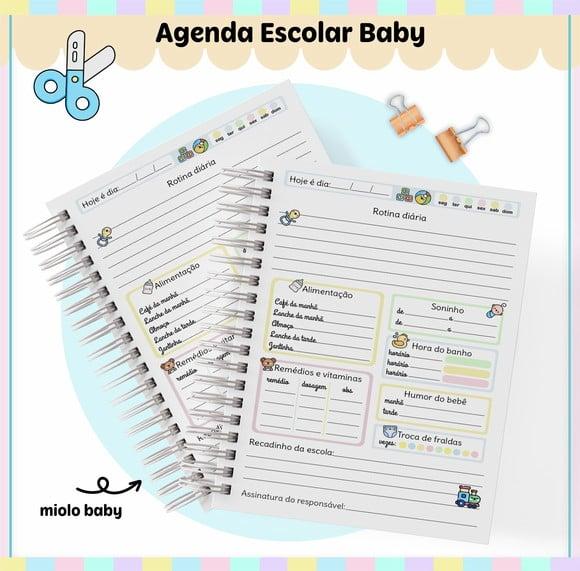 Agenda Escolar Berçario - Menino