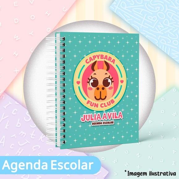 Agenda Escolar Datada 2026 - Capivara Puket