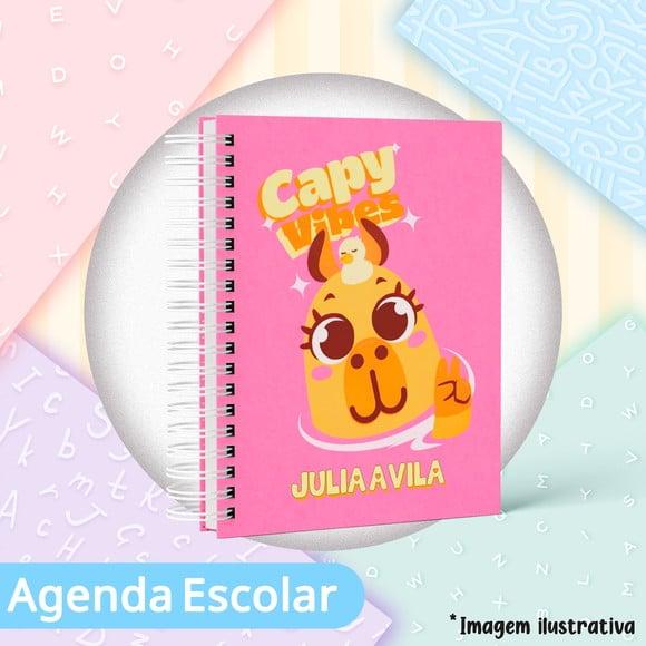 Agenda Escolar Datada 2026 - Capy Vibes Puket