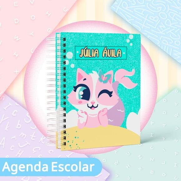 Agenda Escolar Datada 2026 - Gata Sereia Puket 02