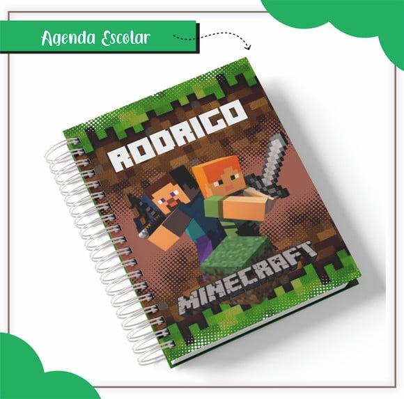Agenda Escolar Datada 2026 - Minecraft