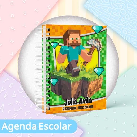 Agenda Escolar Datada 2026 - Minecraft 04