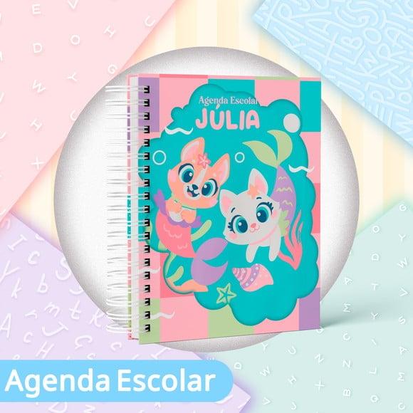 Agenda Escolar Datada 2026 - Pet Sereia Puket