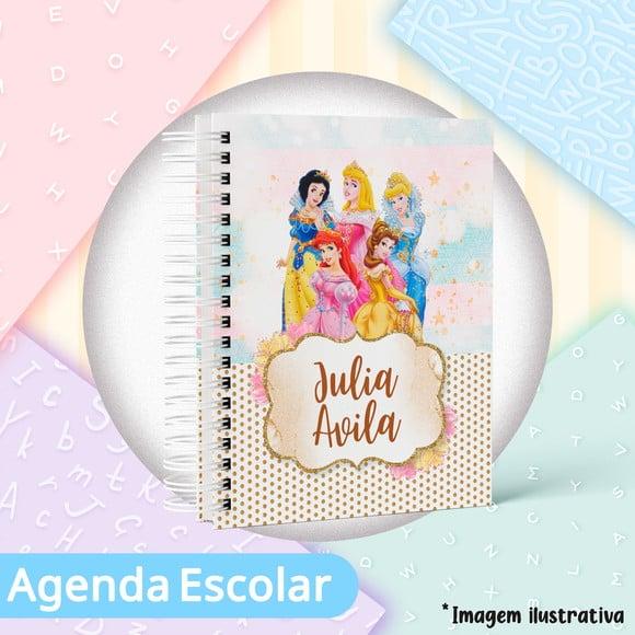 Agenda Escolar Datada 2026 - Princesas Disney