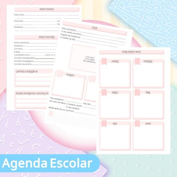 Agenda Escolar Datada 2026 - Princesas Cute