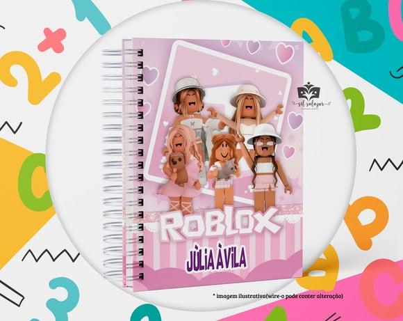 Agenda Escolar Datada 2026 - Roblox Menina