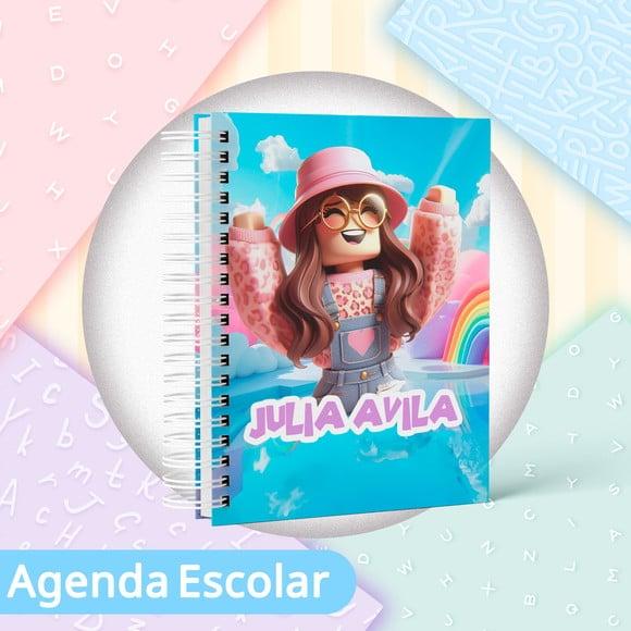 Agenda Escolar Datada 2026 - Roblox Menina 02