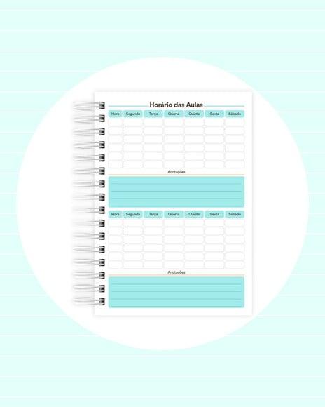Agenda Escolar Datada 2026 - Shark Futevolei Puket