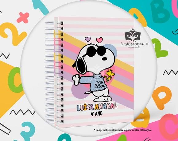 Agenda Escolar Datada 2026 - Snoopy Colors