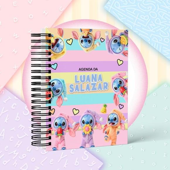 Agenda Escolar Datada 2026 - Stitch Labubu