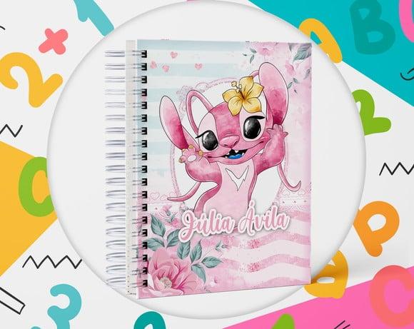 Agenda Escolar Datada 2026 - Stitch Rosa