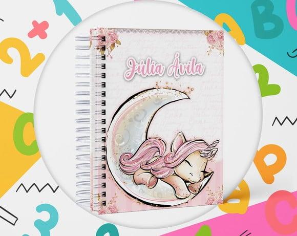 Agenda Escolar Datada 2026 - Unicornio Luxo