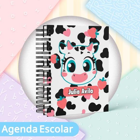 Agenda Escolar Datada 2026 - Vaquinha Romantica Puket