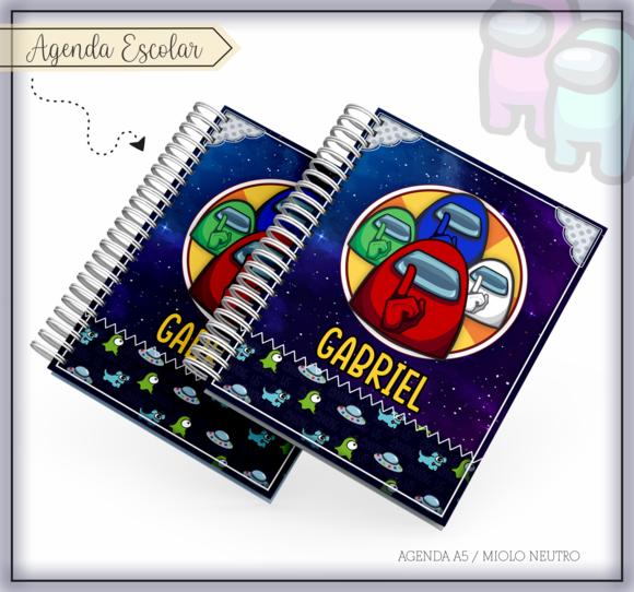 Agenda Escolar Datada 2026- Among Us 02