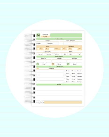 Agenda Escolar ou Baby Datada 2026 - Dragao Camping Puket