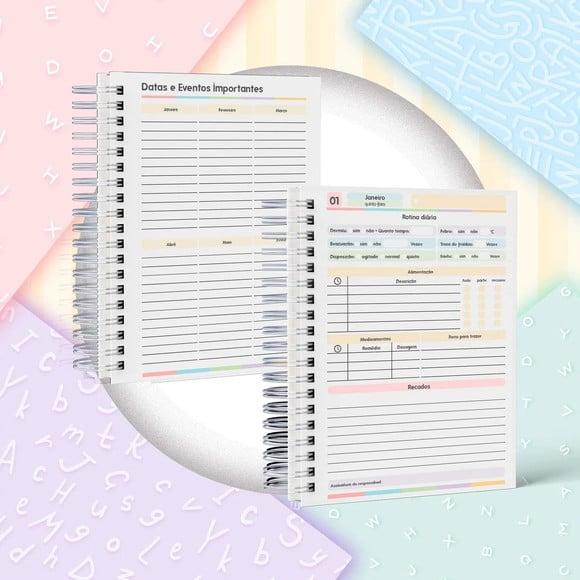 Agenda Escolar ou Baby Datada 2026 - Jacare Relax Puket