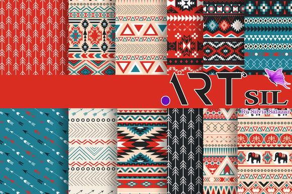Kit Digital - Papel Digital - Tribal 02