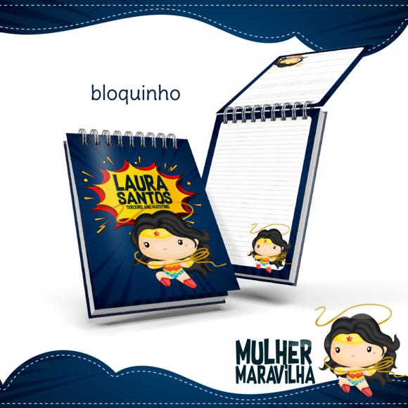 Kit Digital Volta as Aulas - Mulher Maravilha