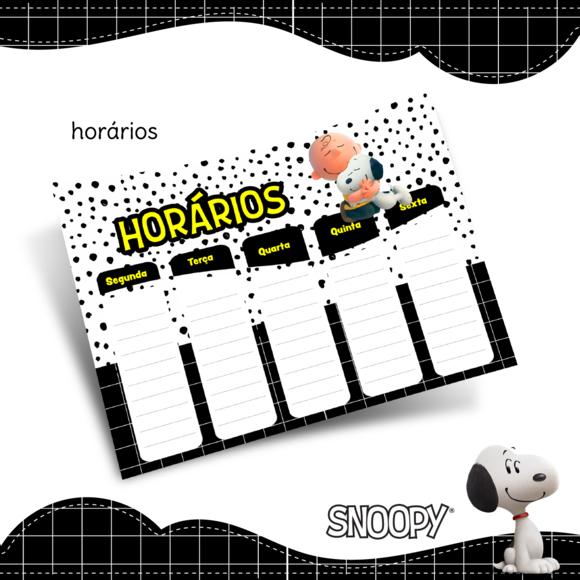 Kit Digital Volta as Aulas - Snoopy