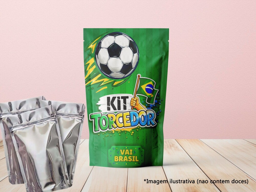 Kit Torcedor Brasil – Embalagem para Doces e Lembrancinhas | Fe
