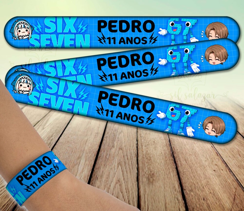 Pulseira Bate Enrola - 67 - Six Seven