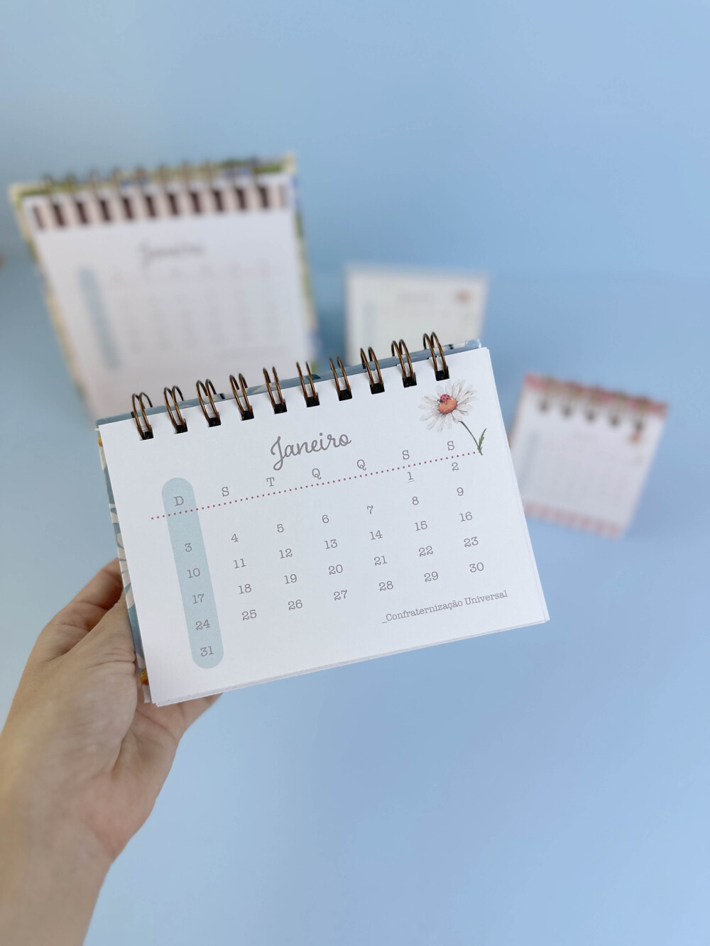 Calendário de mesa 2027 - A6 (horizontal)