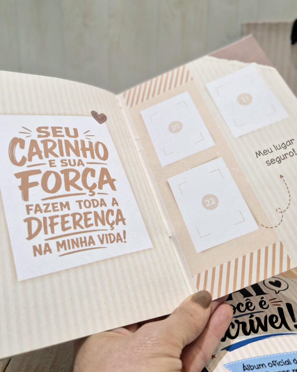 Presente dia dos Pais - Album de figurinhas + Sacola Personalizad