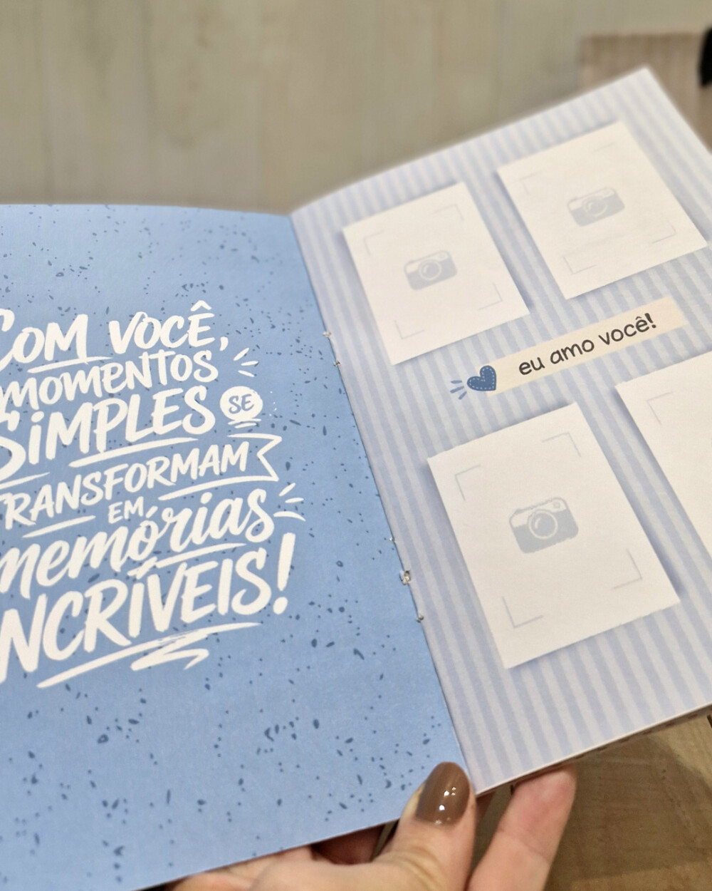 Presente dia dos Pais - Album de figurinhas + Sacola Personalizad