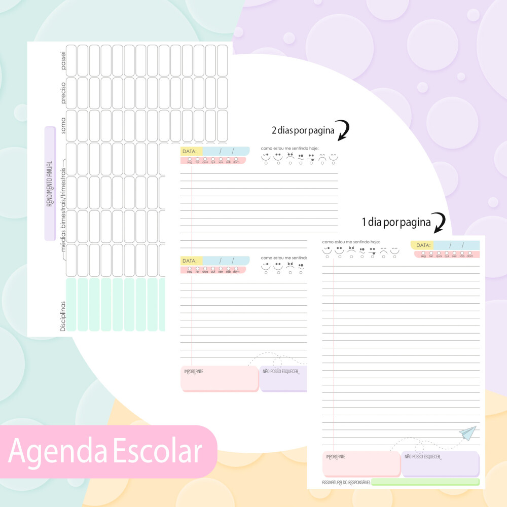 Agenda Escolar - Jasmine