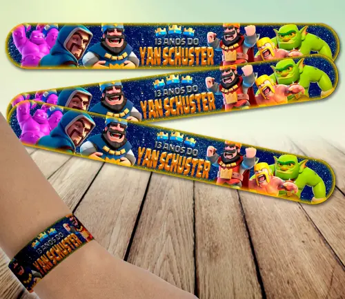 Pulseira bate enrola - Clash Royale