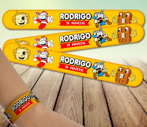 Pulseira bate enrola - Cuphead