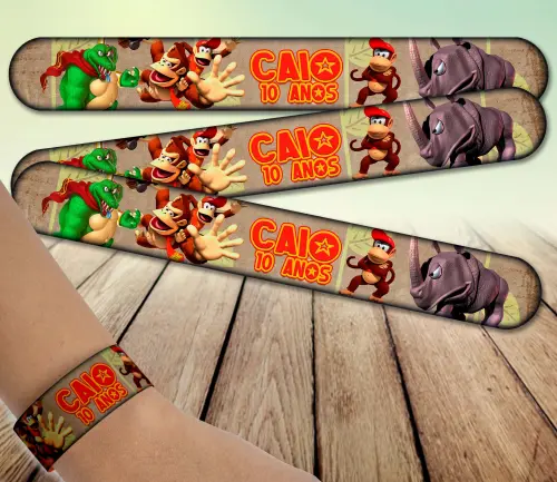 Pulseira bate enrola - Donkey Kong