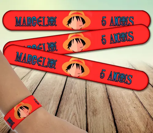 Pulseira bate enrola - One Piece