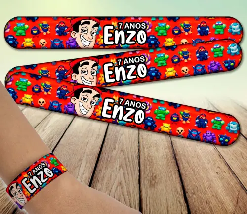 Pulseira bate enrola - Enaldinho/ elo monsters
