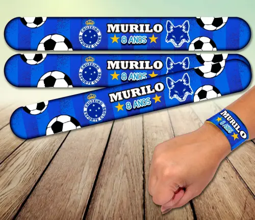 Pulseira bate enrola - Cruzeiro