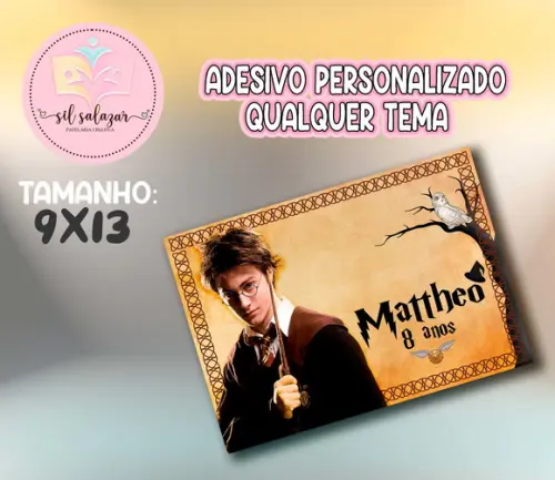 Adesivo Sacolinha P - Harry Potter