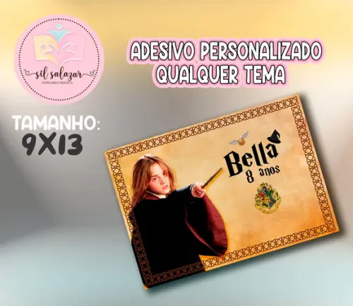 Adesivo Sacolinha P - Harry Potter/ Hermione