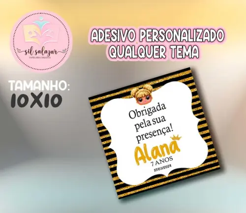 Adesivo Sacolinha P - Lol