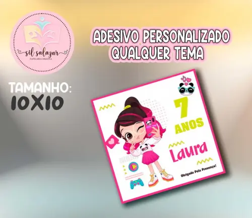 Adesivo Sacolinha P - Luluca