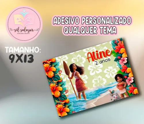 Adesivo Sacolinha P - Moana